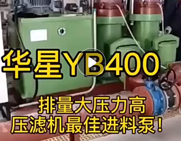 YB400壓濾機進(jìn)料泵